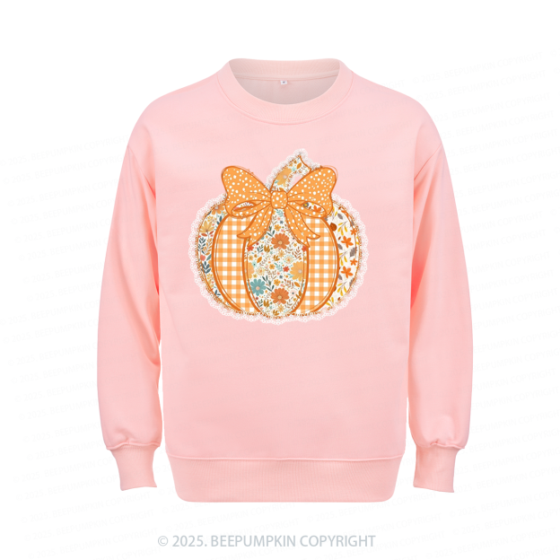 Preppy Floral Fall Pumpkin Sweatshirt Beepumpkin