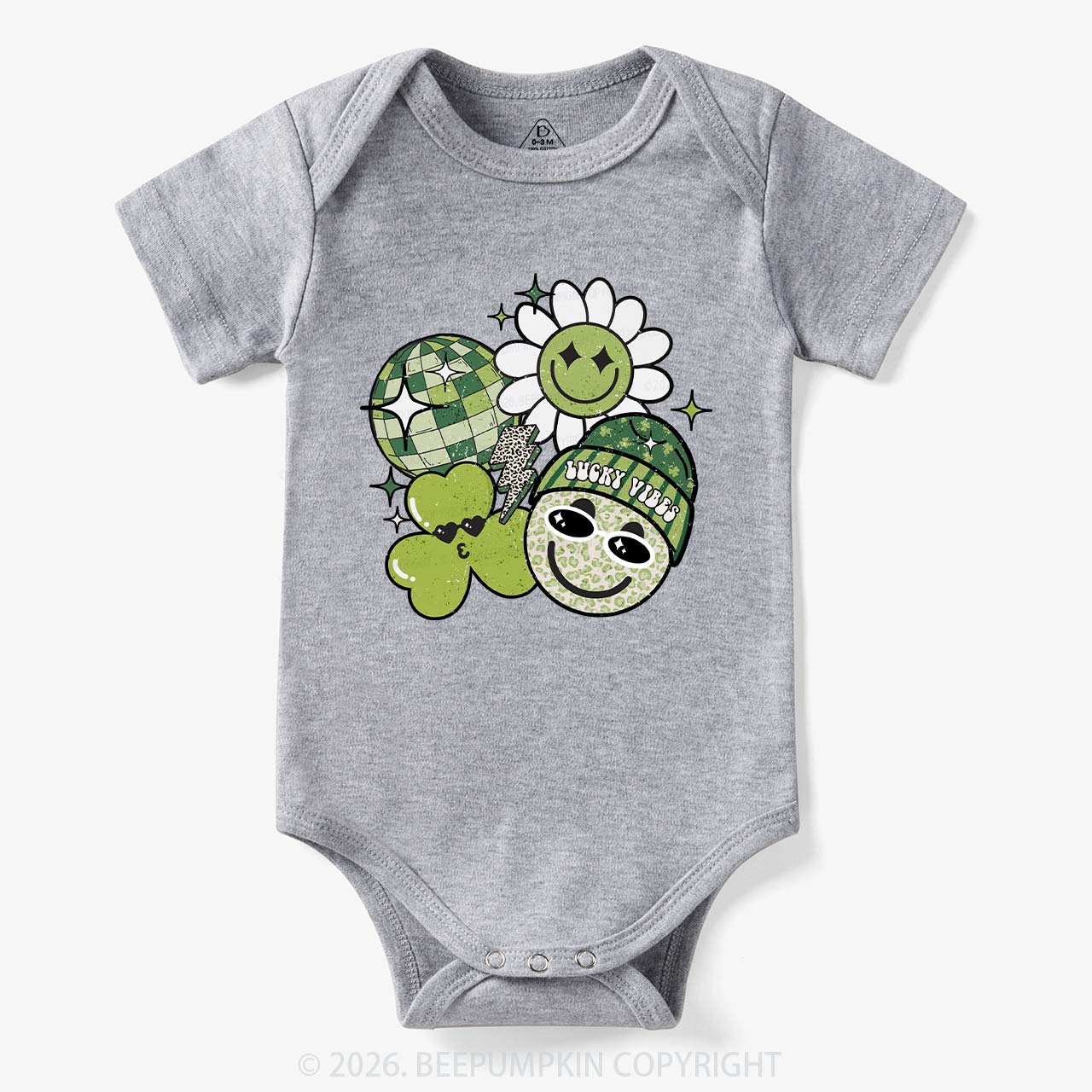 Disco Lucky Vibes Bodysuit For Baby