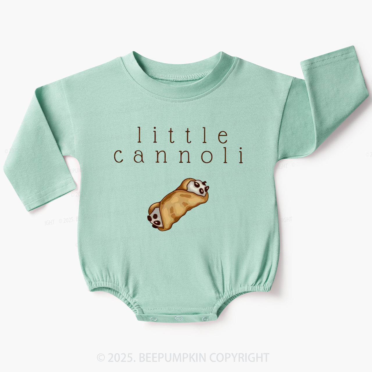 Little Cannoli Baby Bubble Romper Beepumpkin