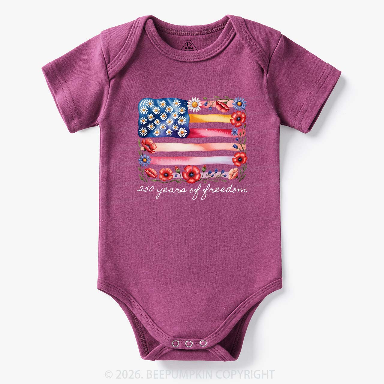 250 Years of Freedom Patriotic Bodysuit