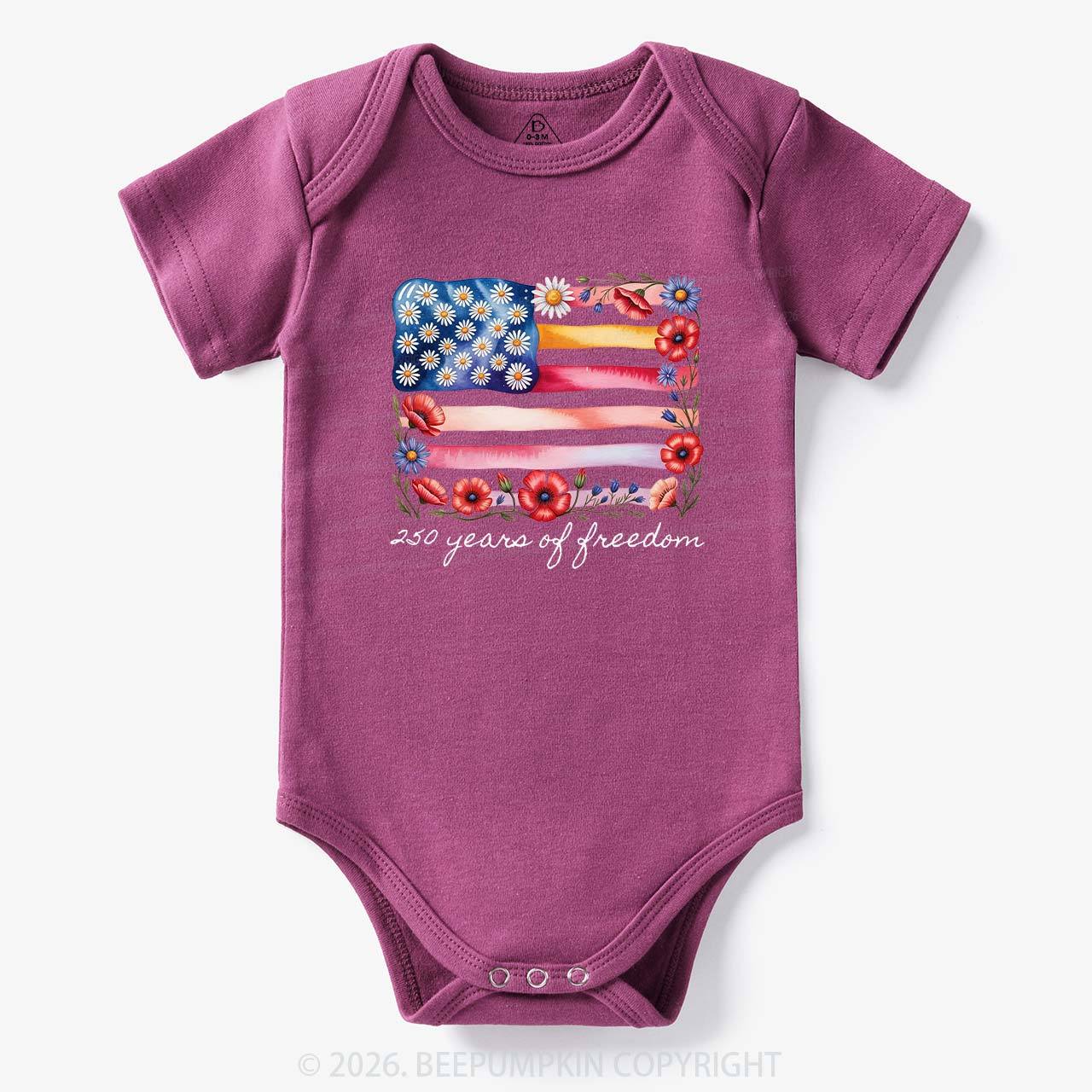 250 Years of Freedom Patriotic Bodysuit