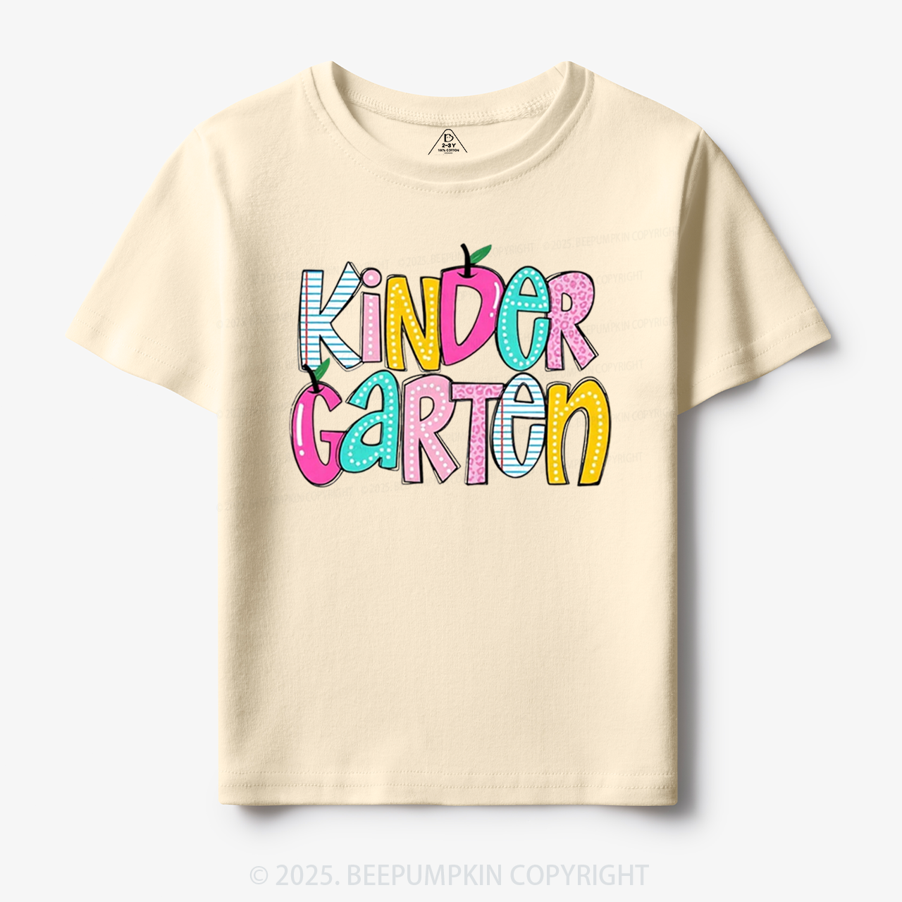 Personalized Colorful Grades Toddler&Kid's Tees Beepumpkin