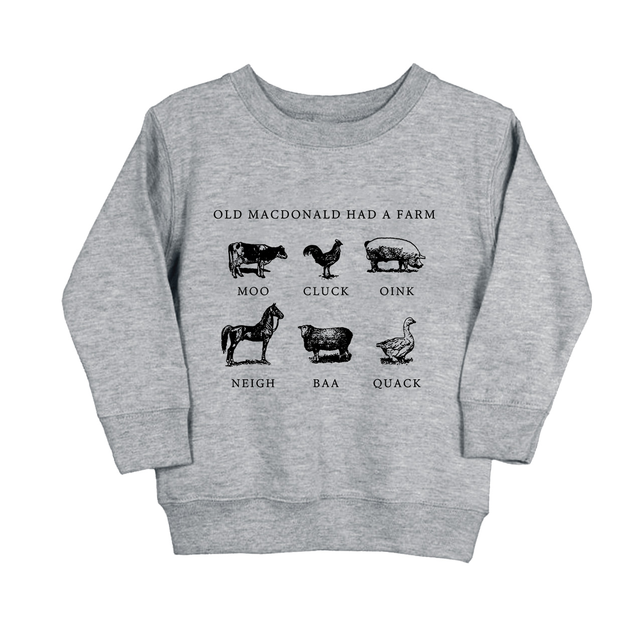 Had a Farm Kids Retro Natural Sweatshirt