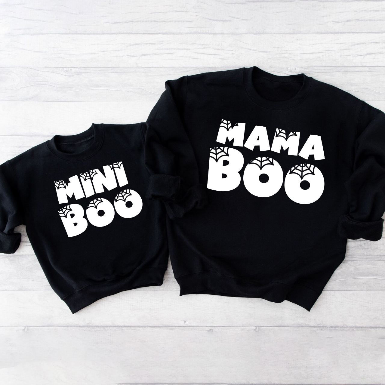Personalized Matching Boo Family Sweatshirts