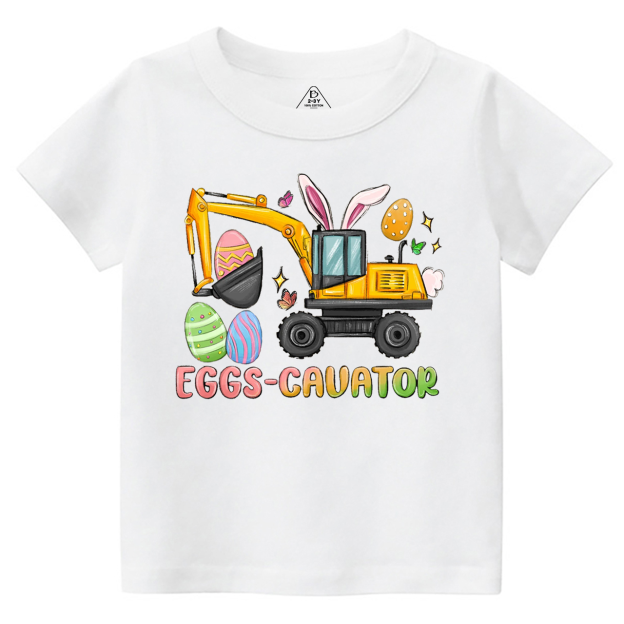 Eggs Cavator Easter Toddler&Kid's Tees Beepumpkin