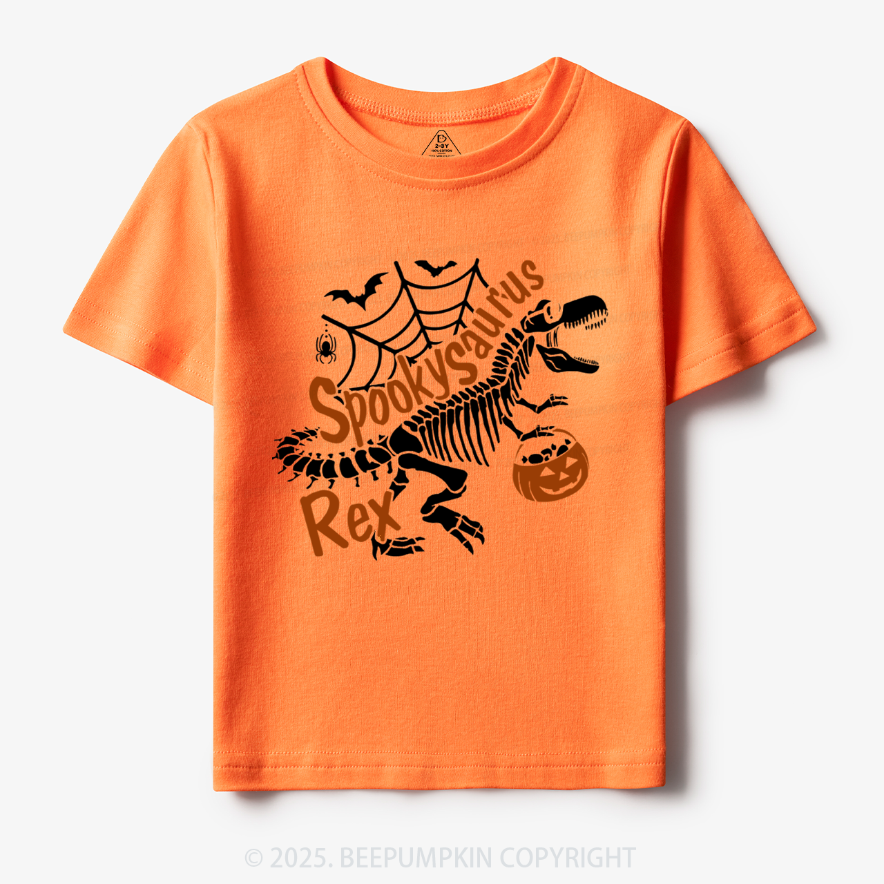 Spooky Saurus Rex Toddler&Kid's Tees Beepumpkin
