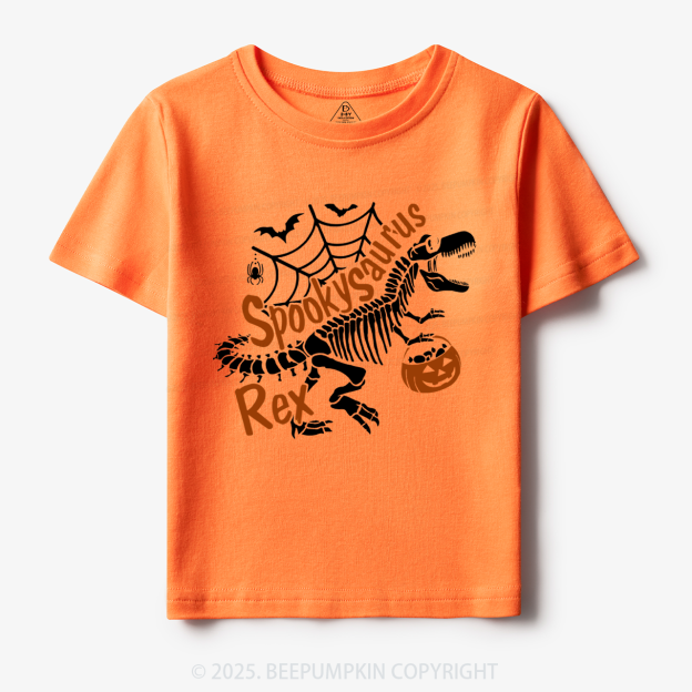 Spooky Saurus Rex Toddler&Kid's Tees Beepumpkin