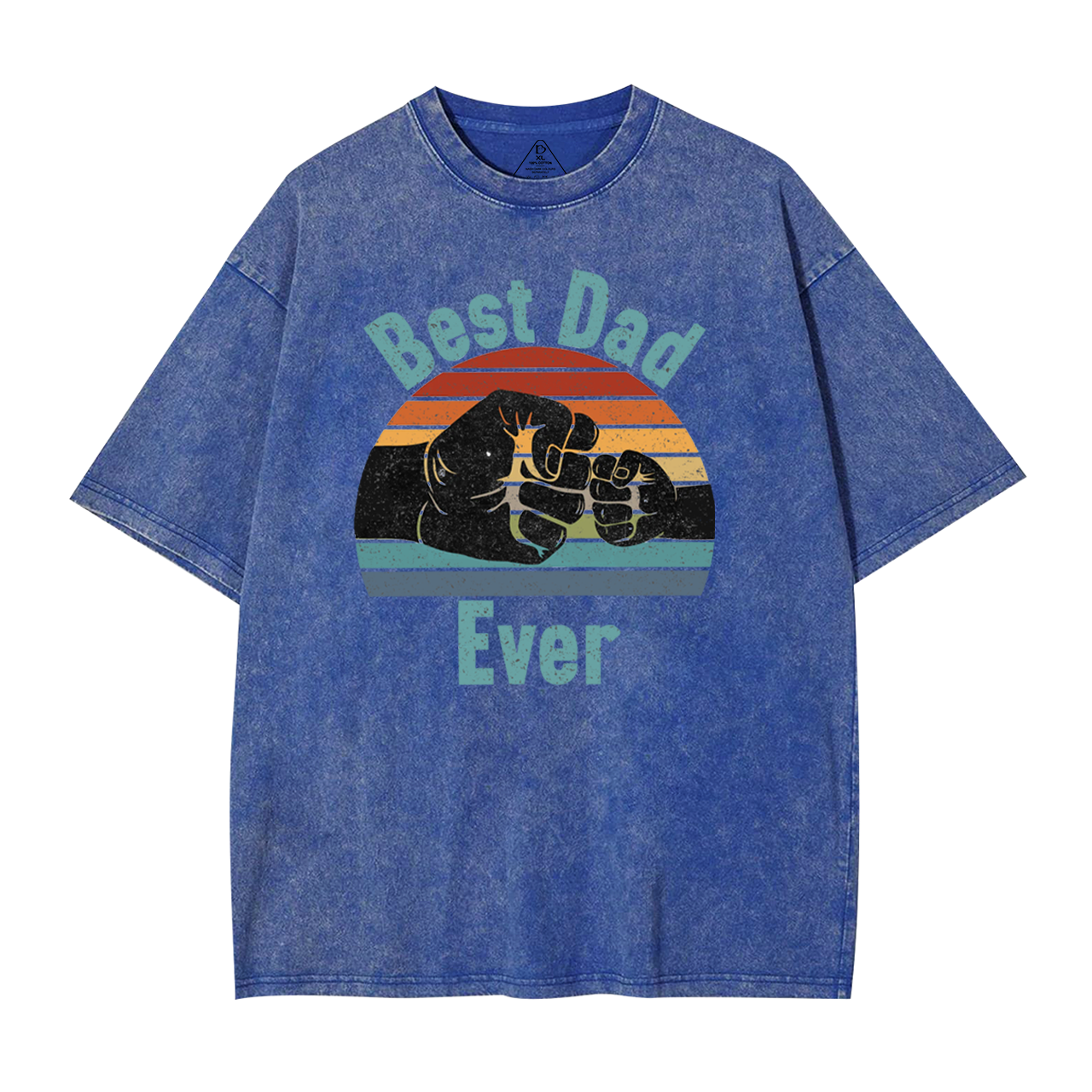 Best Dad Ever Dad Washed T-Shirts