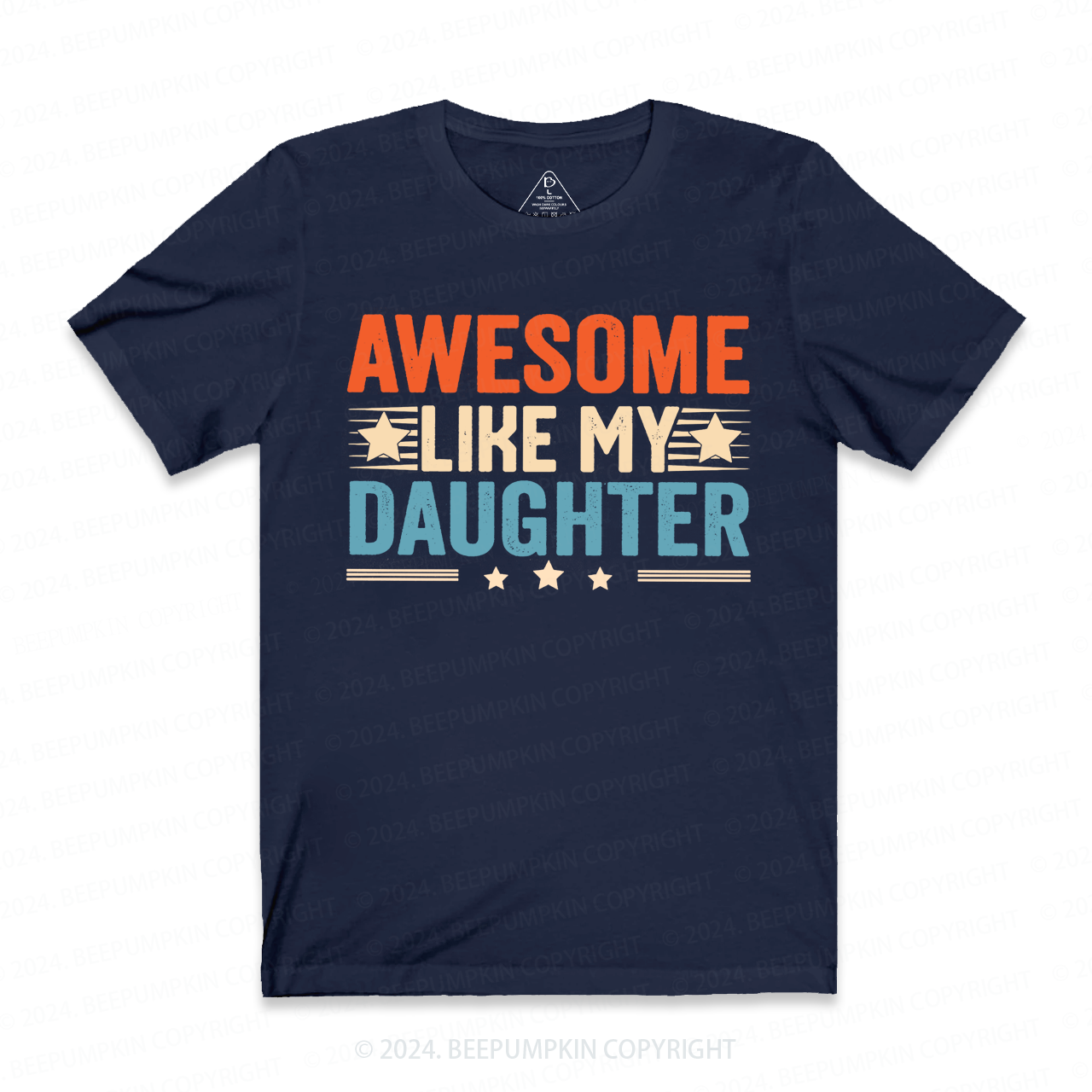 Awesome Like My Daughter Dad T-shirt