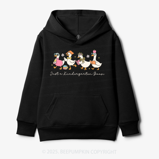 Personalized Back To School Goose Kid's Hoodies Beepumpkin