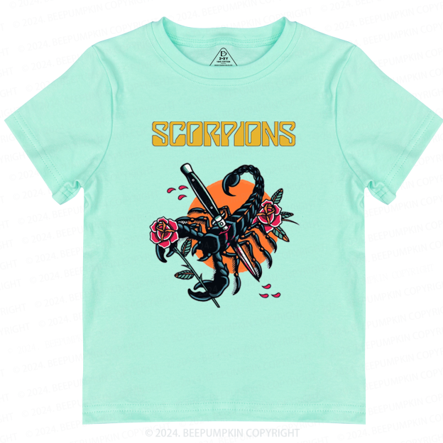 Vintage Hard Rock n Roll Toddler&Kids Tees 8