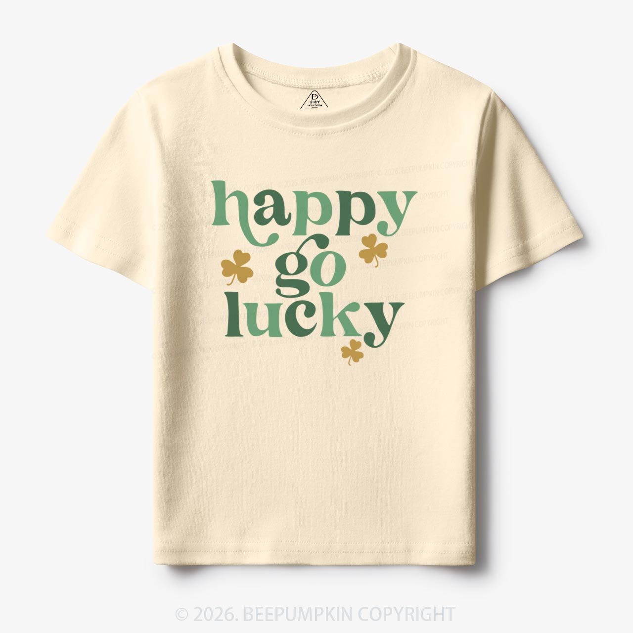 Happy Go Lucky St. Patrick's Day Toddler&Kid's Tees Beepumpkin
