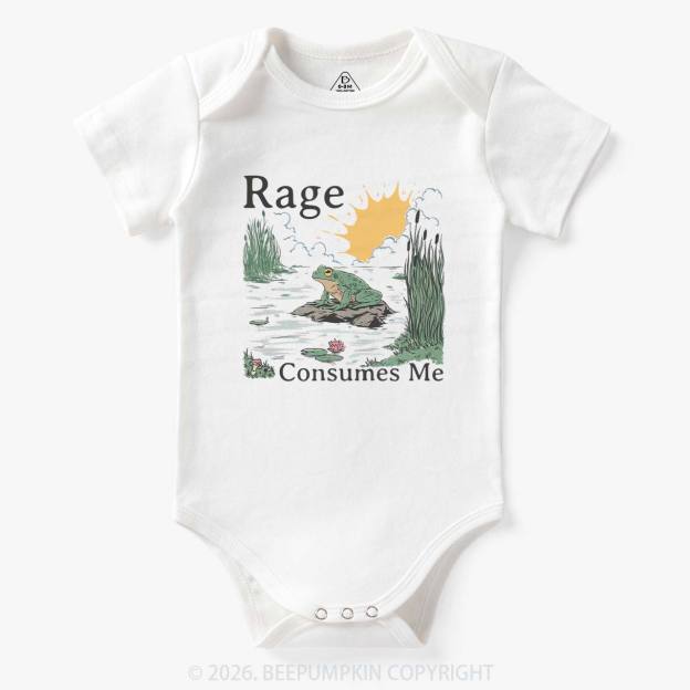 Rage Consumes Me Frog Bodysuit
