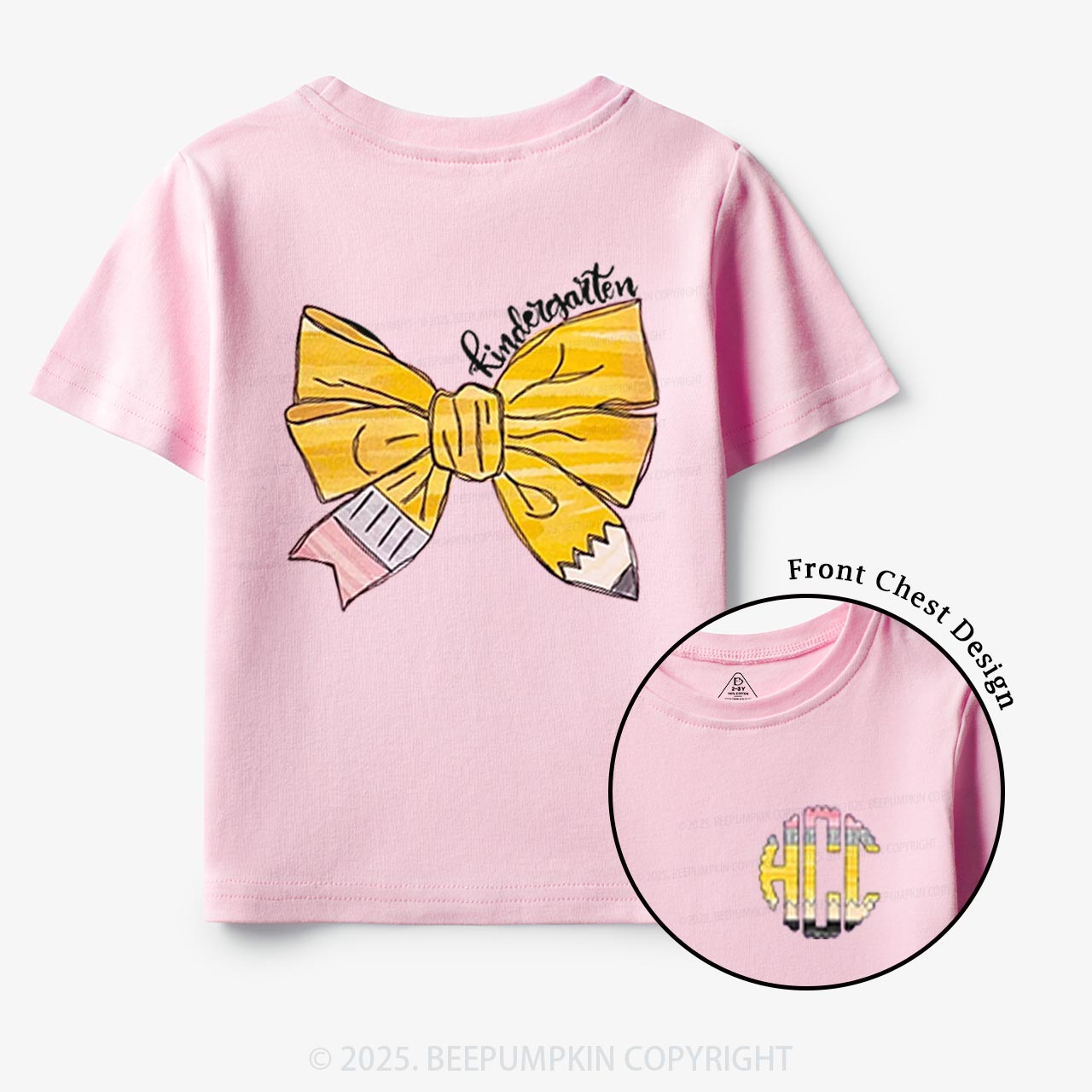 Personalization Girl's Coquette Toddler&Kid's Tees Beepumpkin