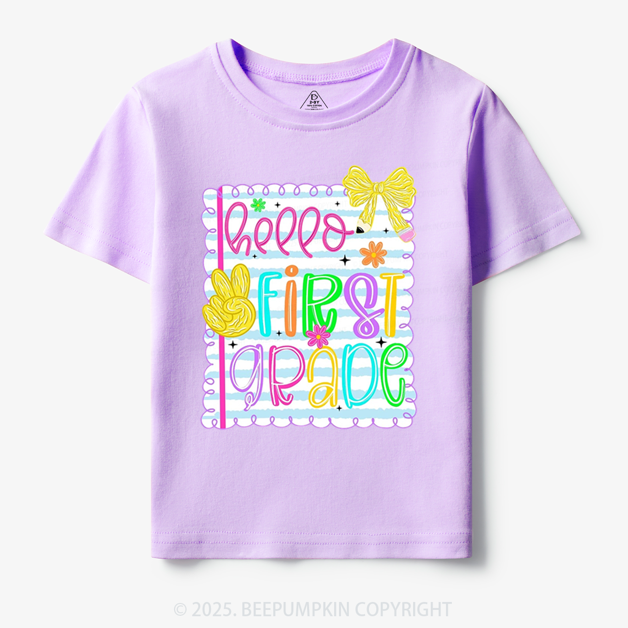 Personalized Back-To-School Greetings Toddler&Kid's Tees Beepumpkin