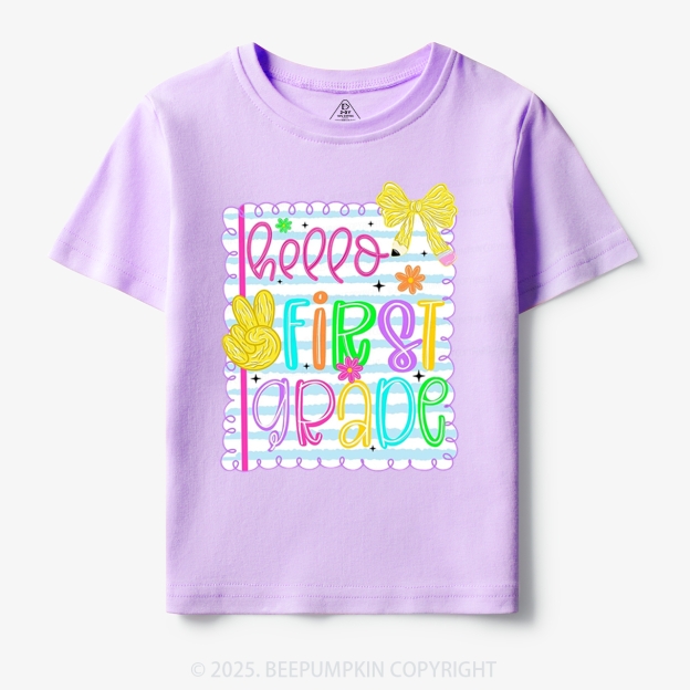 Personalized Back-To-School Greetings Toddler&Kid's Tees Beepumpkin