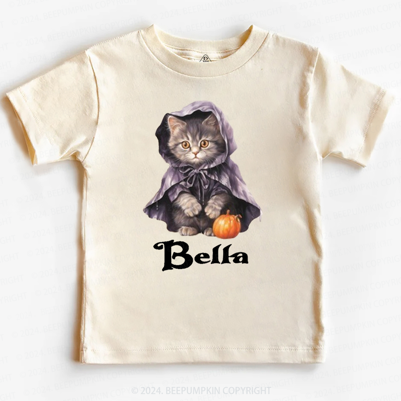 Personalized Halloween Cats Friends Toddler&Kids Tees 