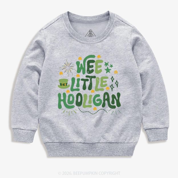 Wee Little Hooligan St. Patrick's Day Kid's Sweatshirt