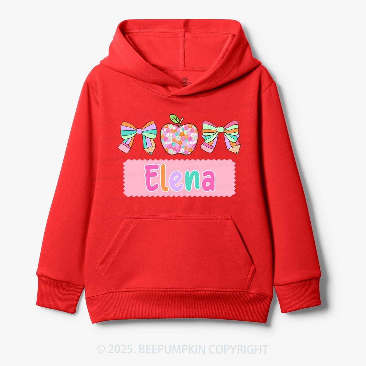 Personalized Pretty Name Kid's Hoodies Beepumpkin