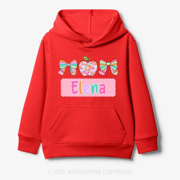 Personalized Pretty Name Kid's Hoodies Beepumpkin