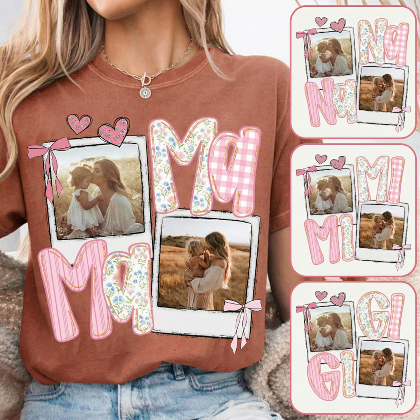 Personalized Photo Gift Shirt For Mom