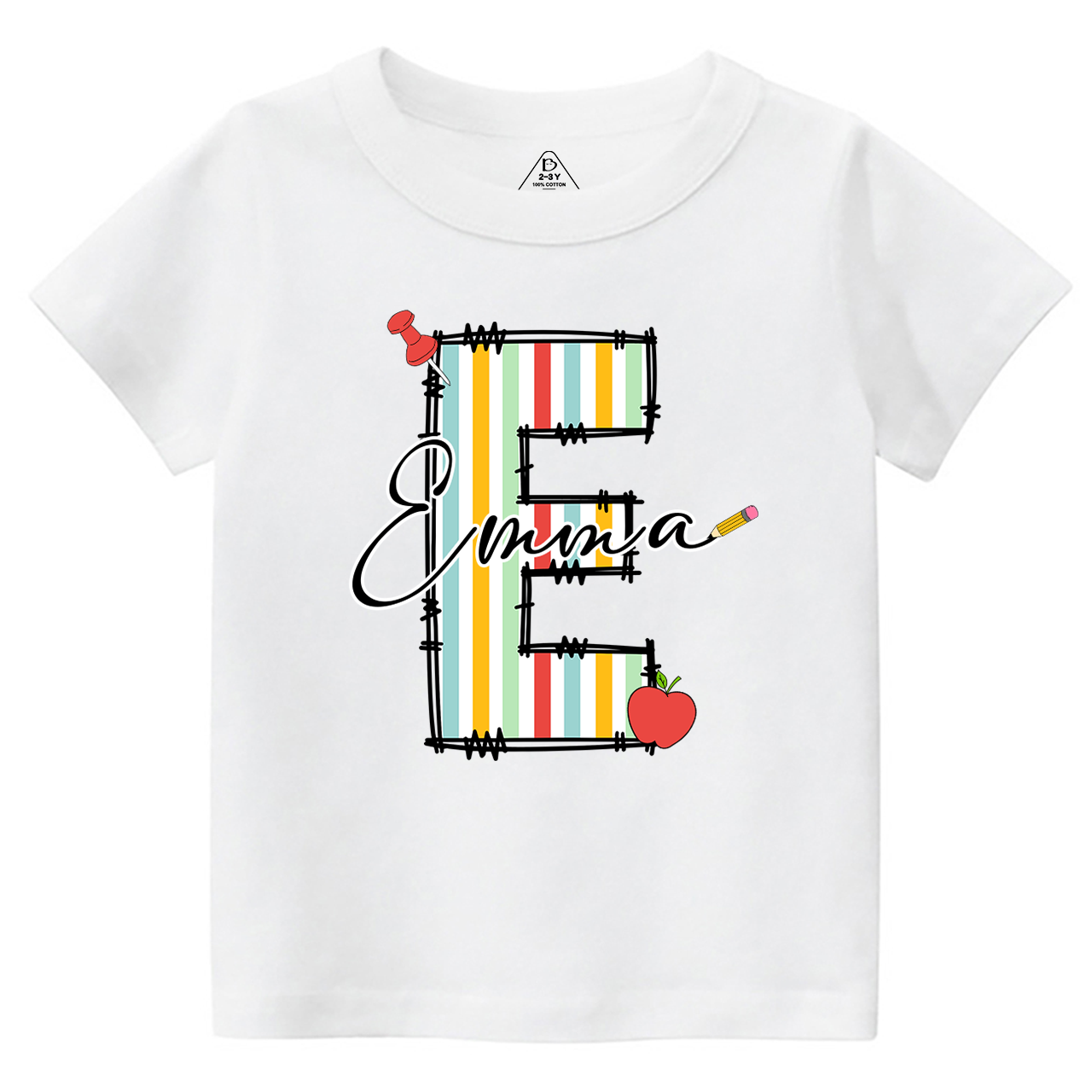 Personalized Alphabet Toddler&Kid's Tees Beepumpkin