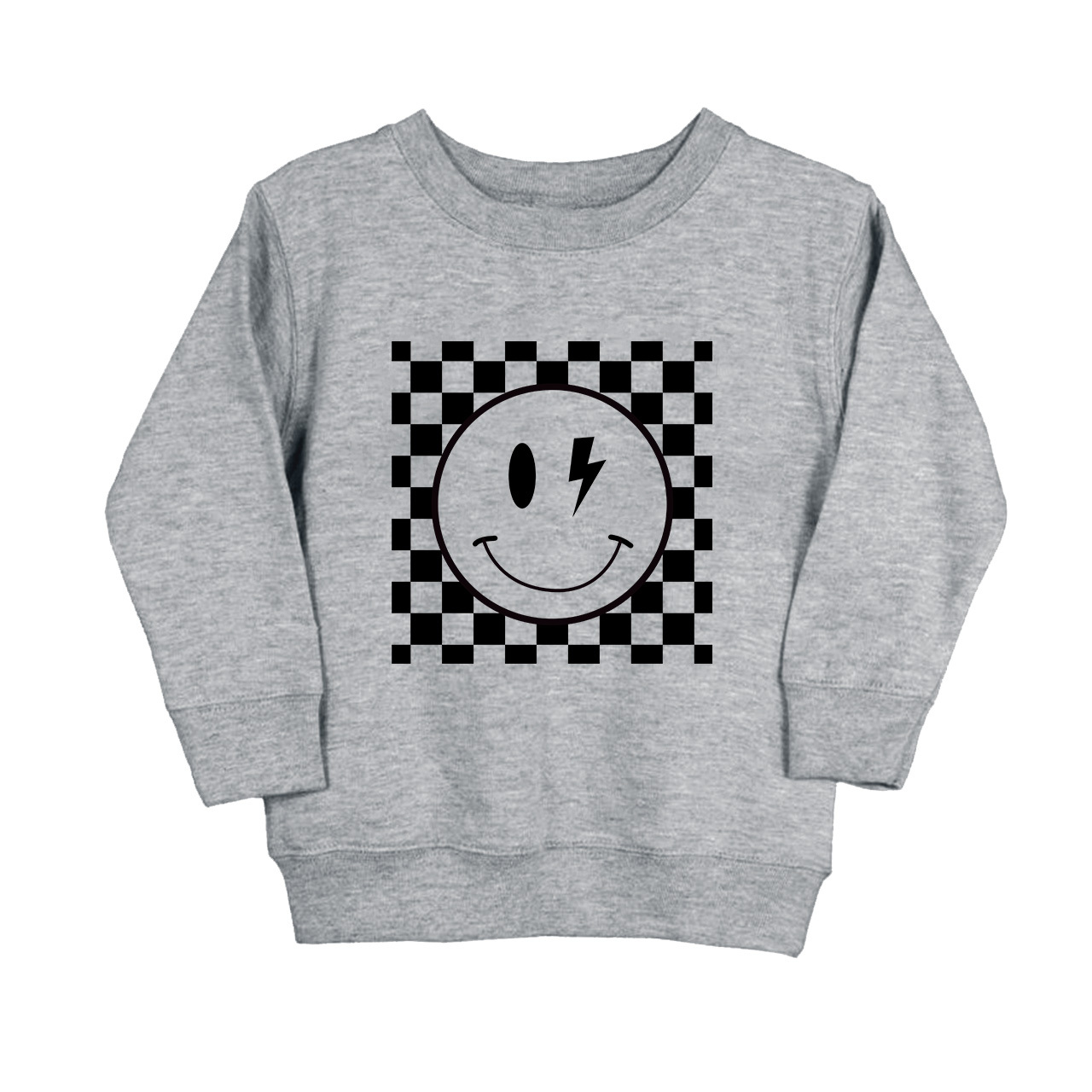 Happy Day Grid Shirt For Kids Sweatshirt