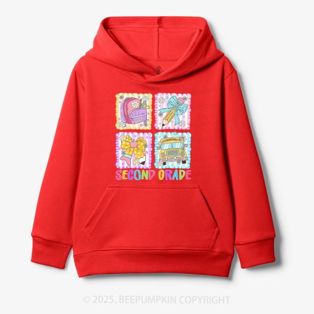 Learning Squares Kid's Hoodies Beepumpkin
