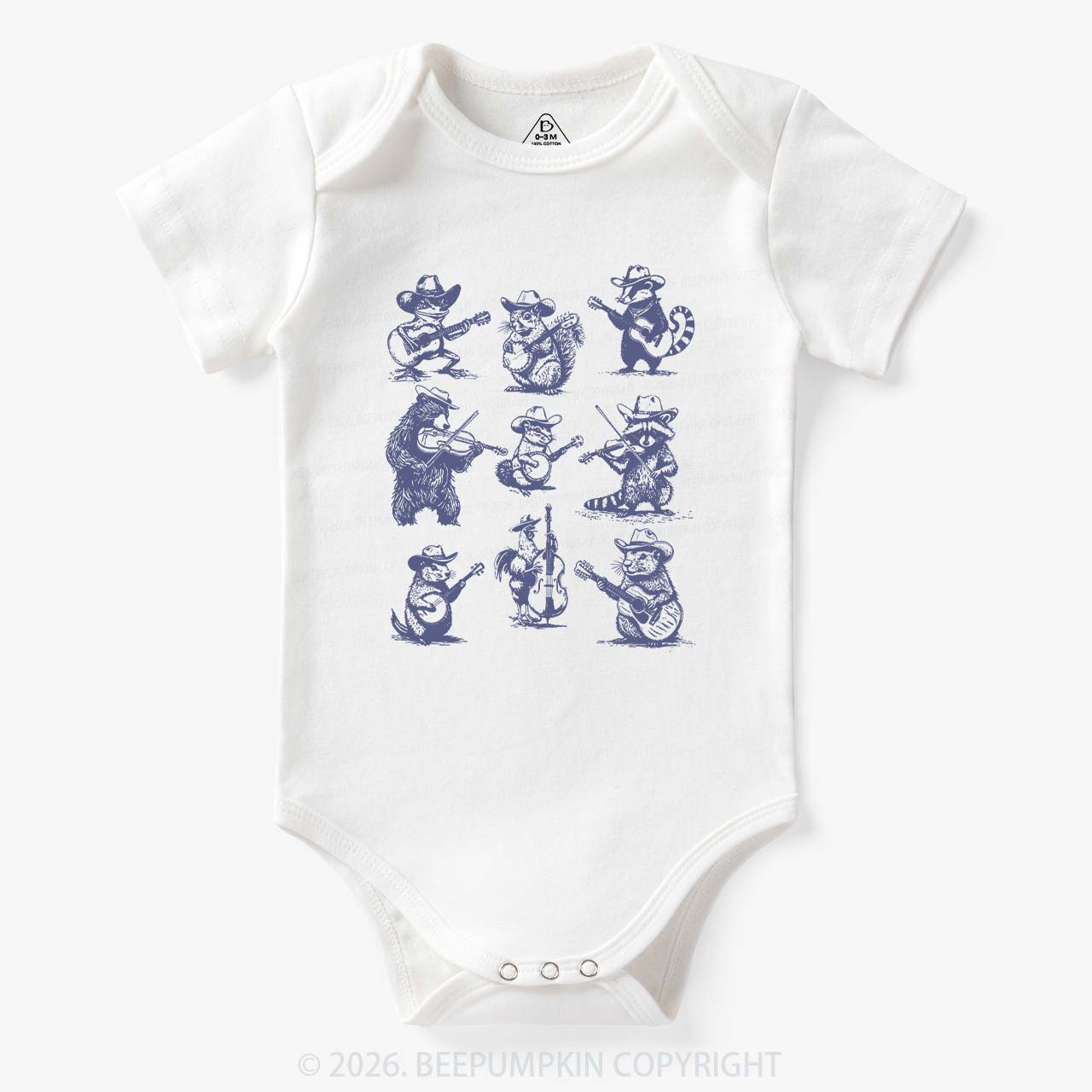 Animal Musicians Bodysuit