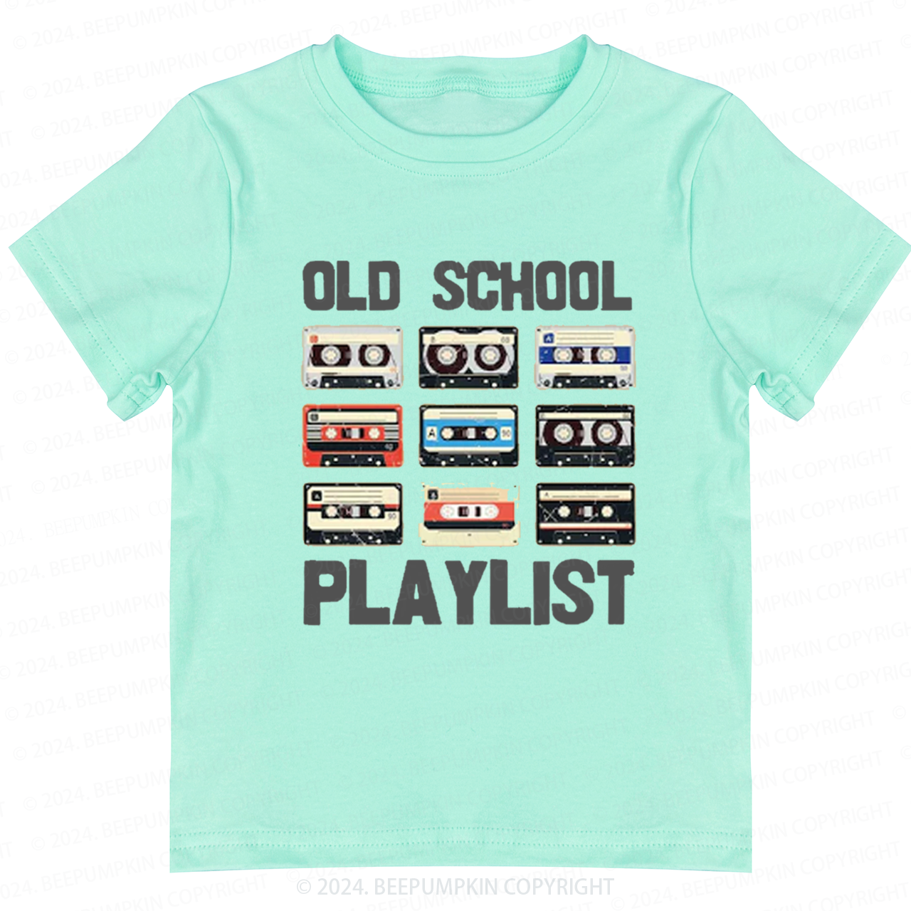 Old School Playlist Toddler&Kids Tees 8