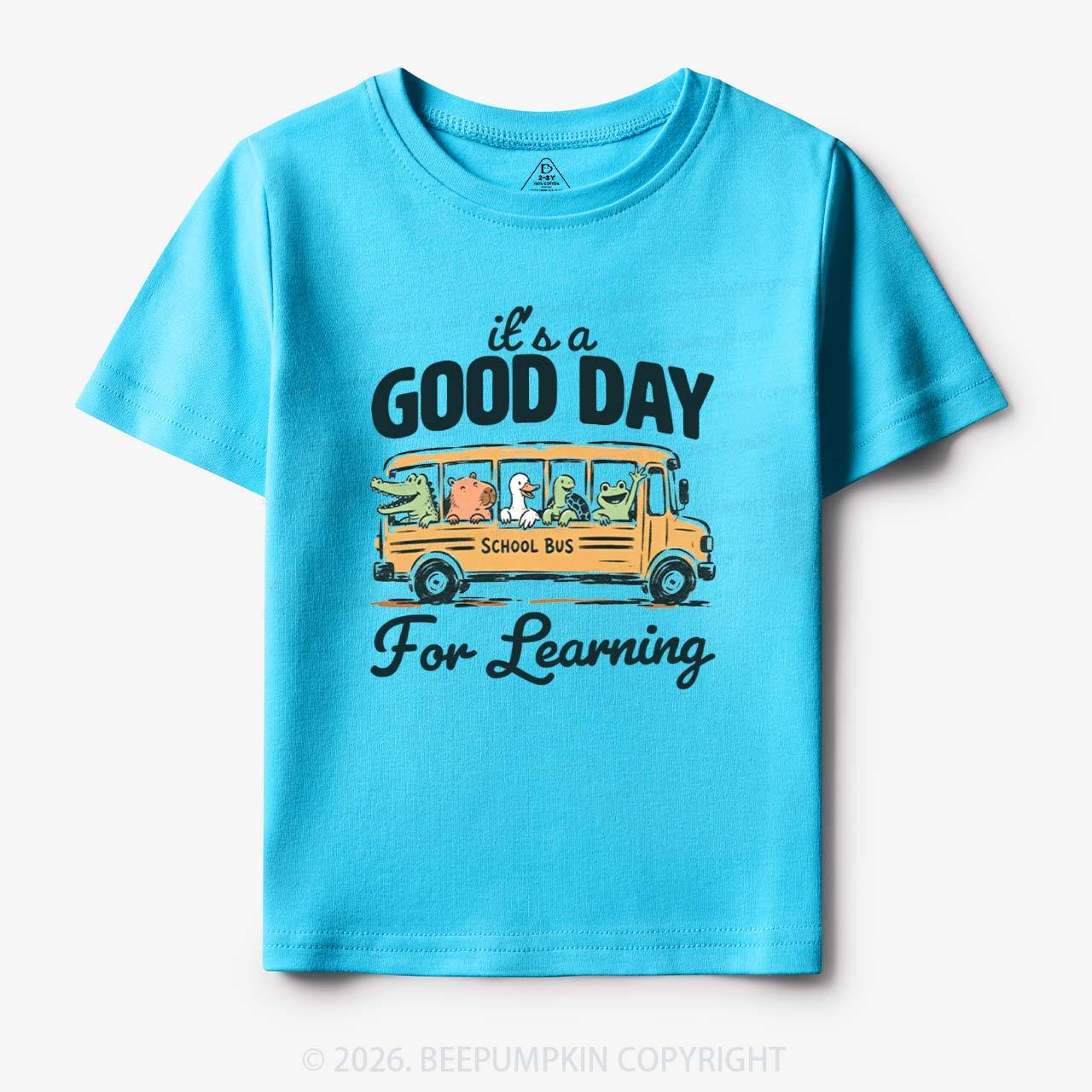 It's A Good Day For Learning Cute Animals Toddler&Kid's Tees