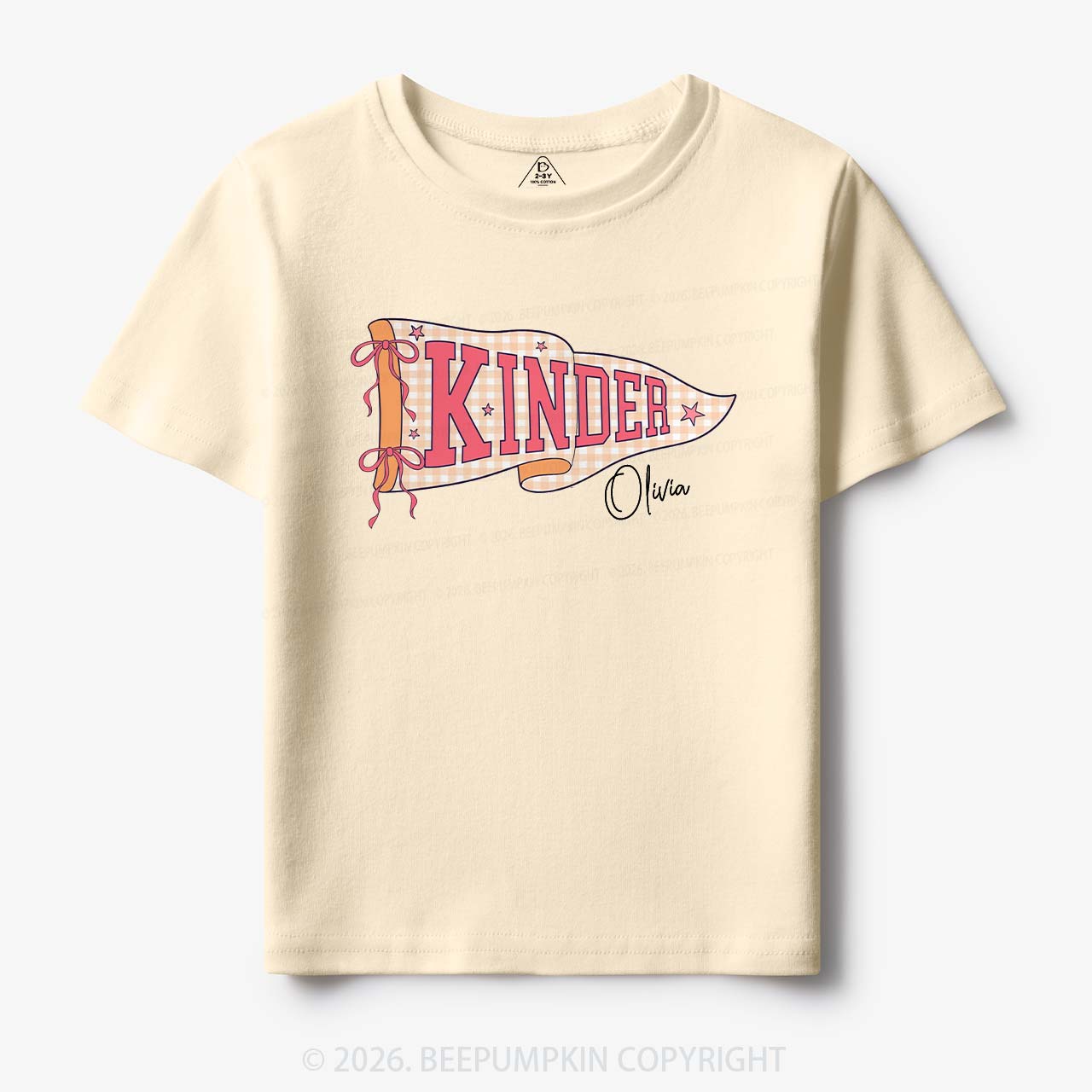 Personalized Name Grade Flag Collection Toddler&Kid's Tees