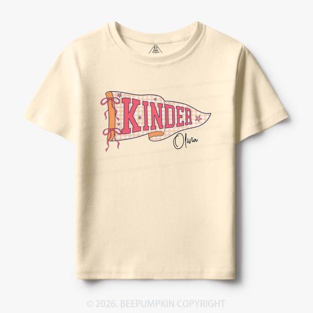 Personalized Name Grade Flag Collection Toddler&Kid's Tees