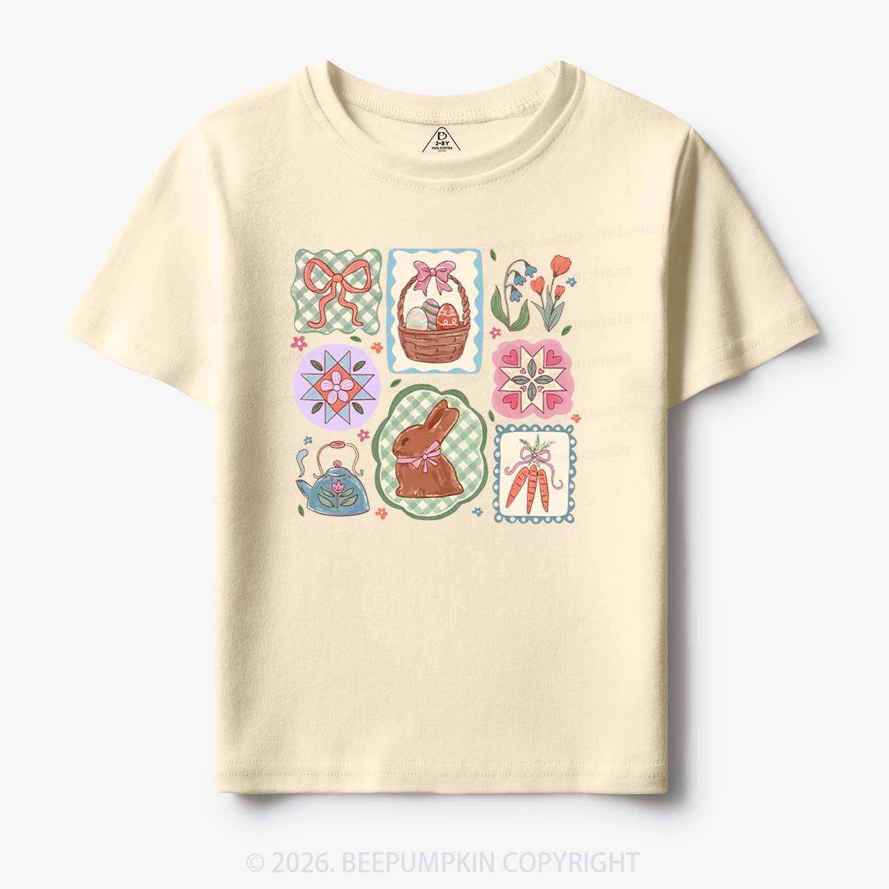Pastel Easter Basket Toddler&Kid's Tees