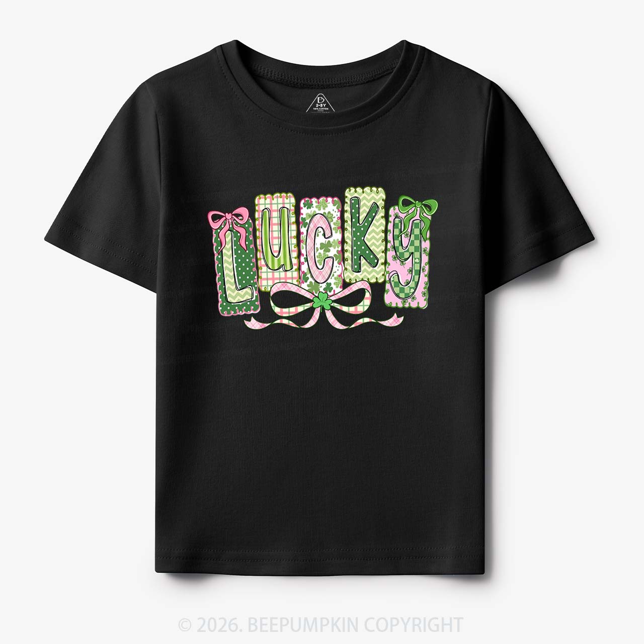 Lucky Shamrock St. Patrick's Day Toddler&Kid's Tees Beepumpkin