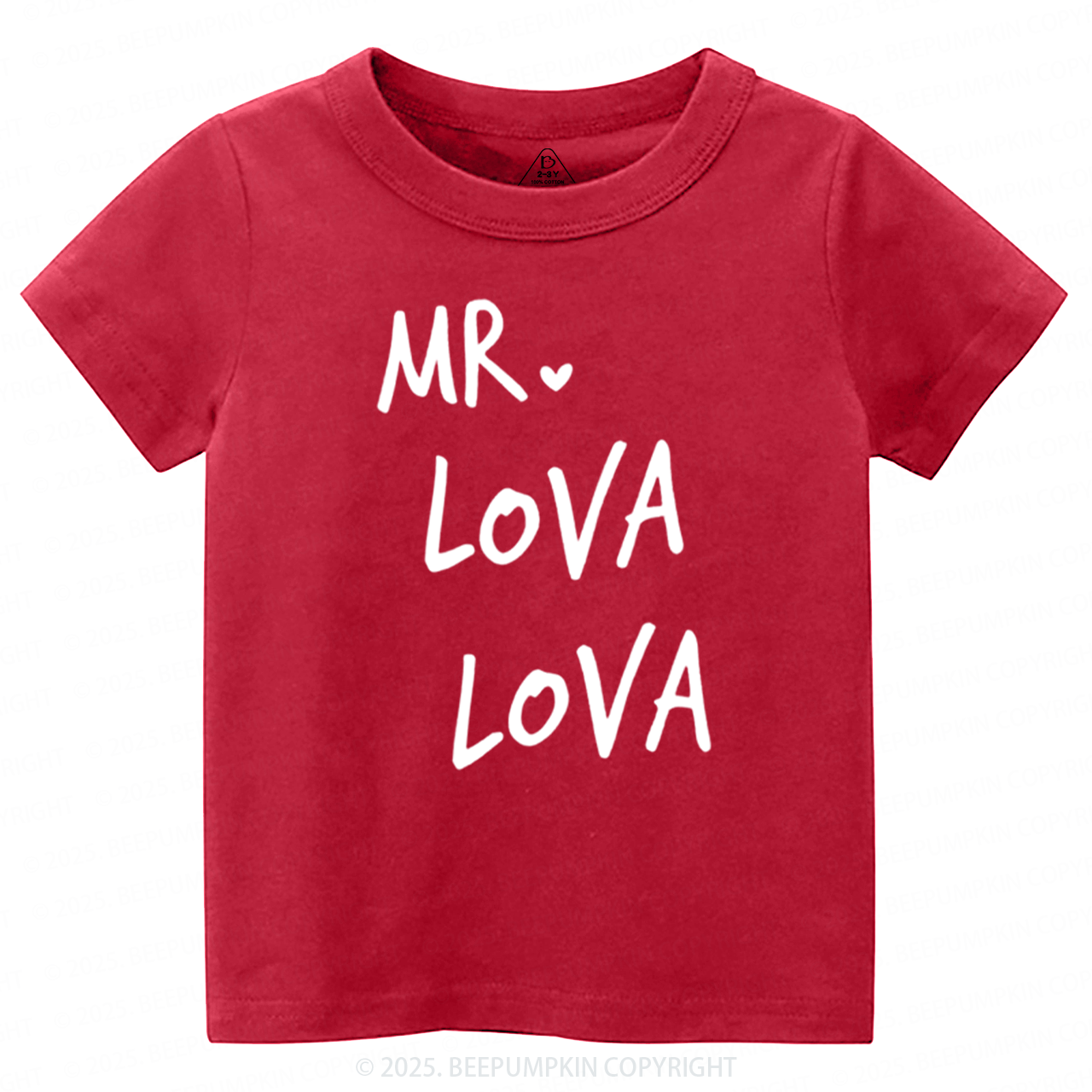 Mr Steal Your Heart Valentines Day Toddler&Kids Tees Beepumpkin