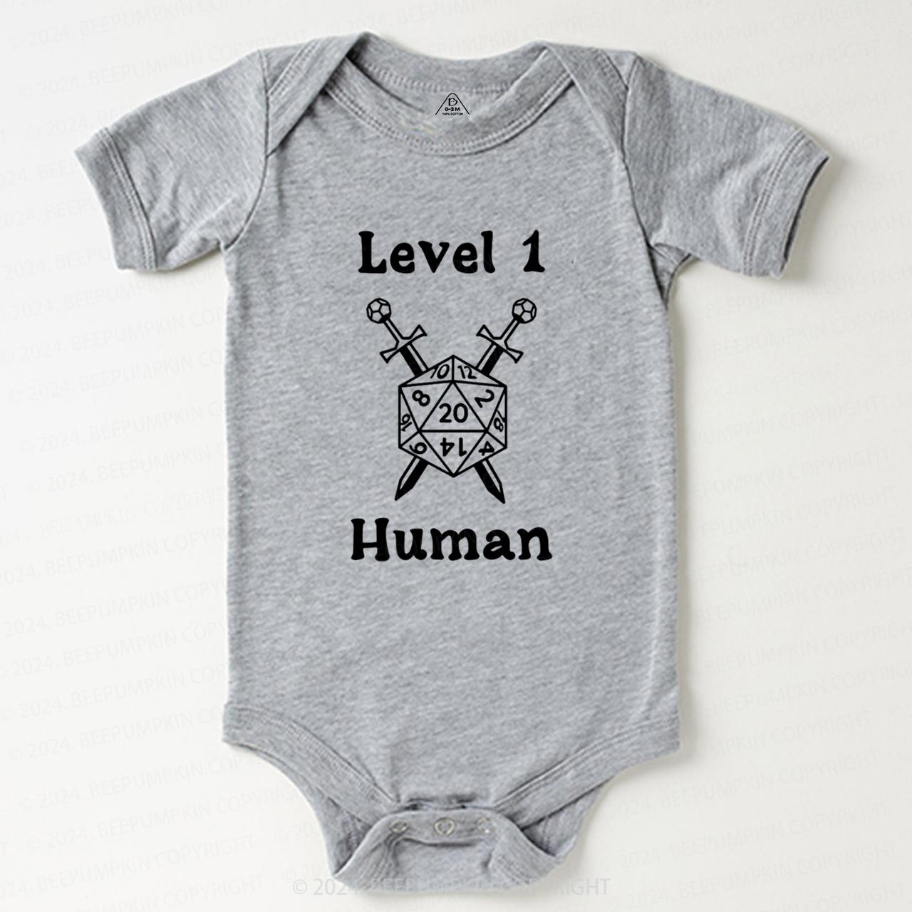 Level 1 Human Character Baby Bodysuit 7