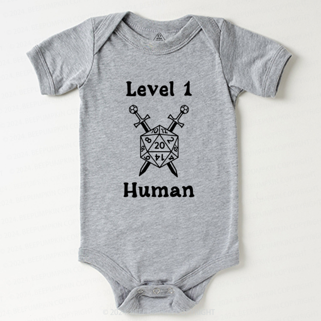 Level 1 Human Character Baby Bodysuit 7
