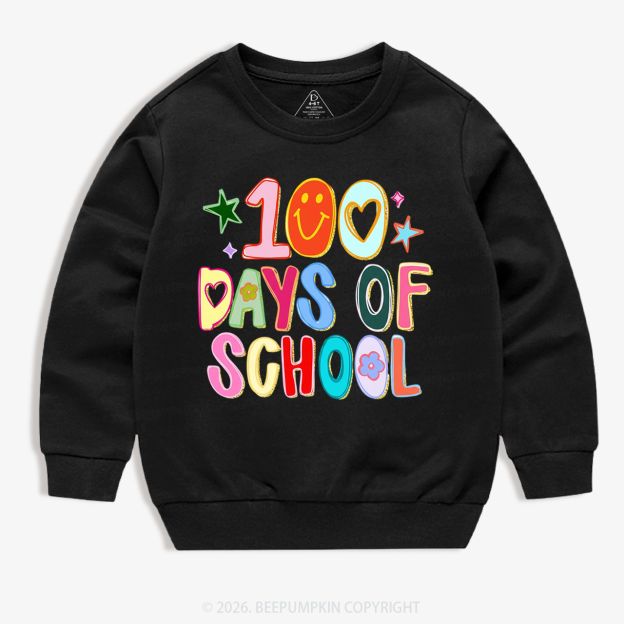 Color Pop 100 Days Brighter Toddler&Kid's Sweatshirt