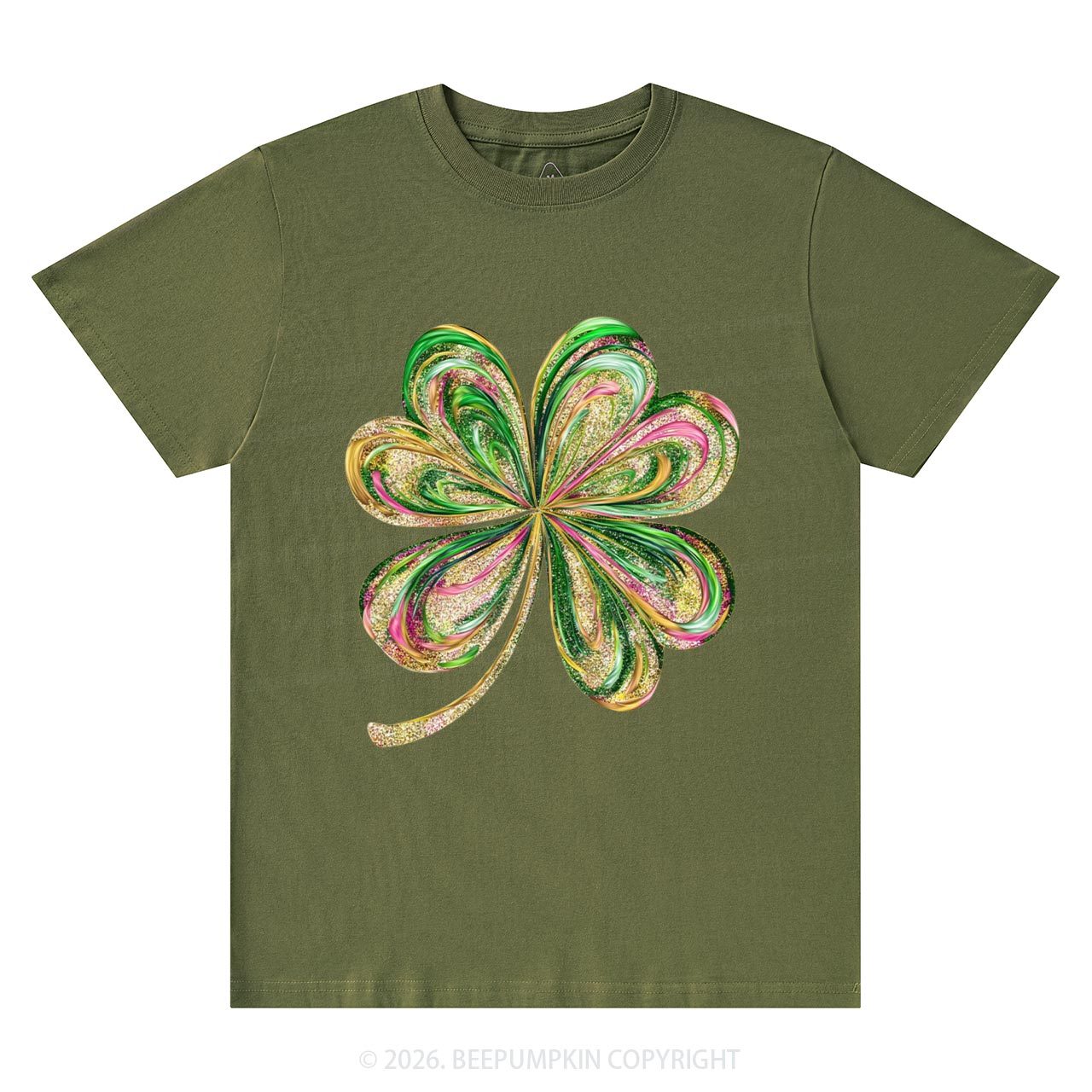 Retro Lucky Shamrock St Patrick's Day T-Shirts Beepumpkin