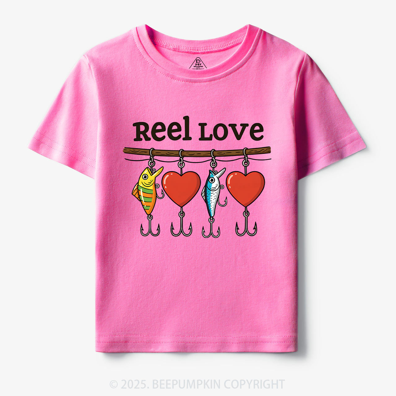 Reel Love Toddler&Kid's Tees Beepumpkin