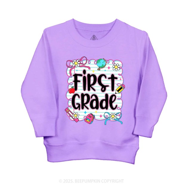 Personalized Grade Gift Package Sharing Kid's Sweatshirt