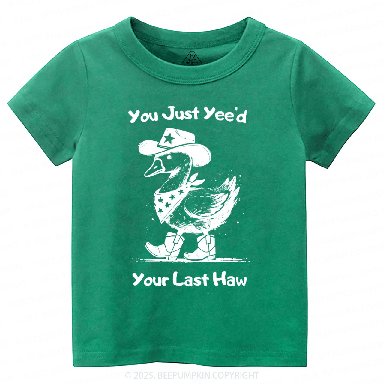 You Just Yee'd Your Last Haw Toddler&Kid's Tees Beepumpkin