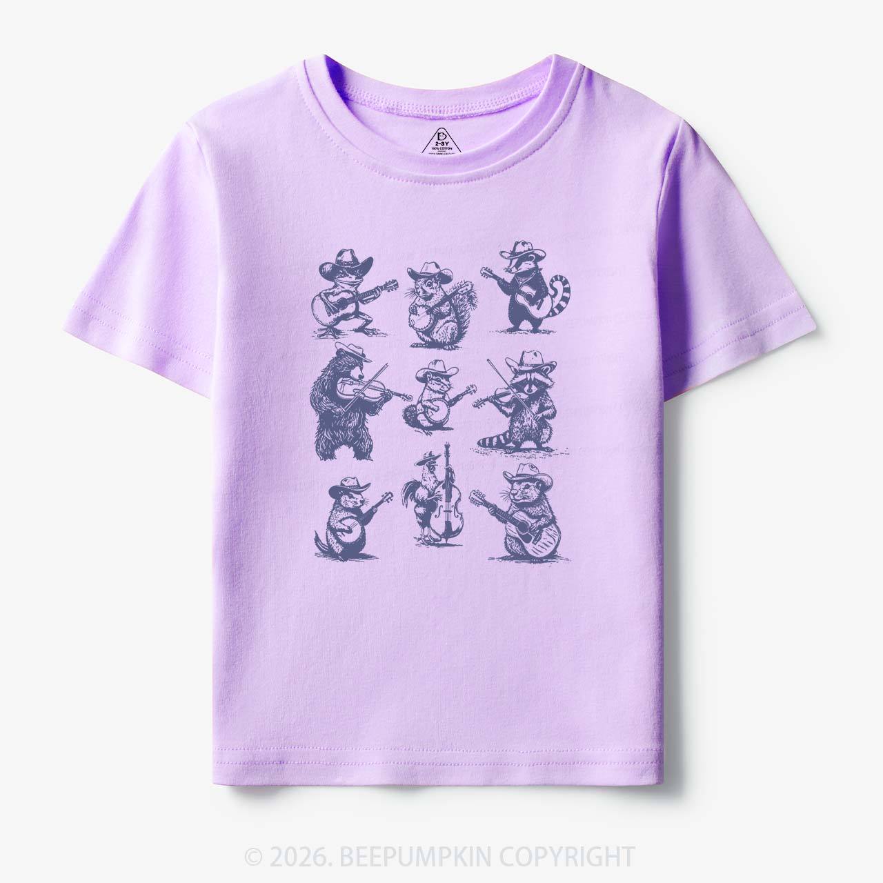 Animal Musicians Toddler&Kid's Tees