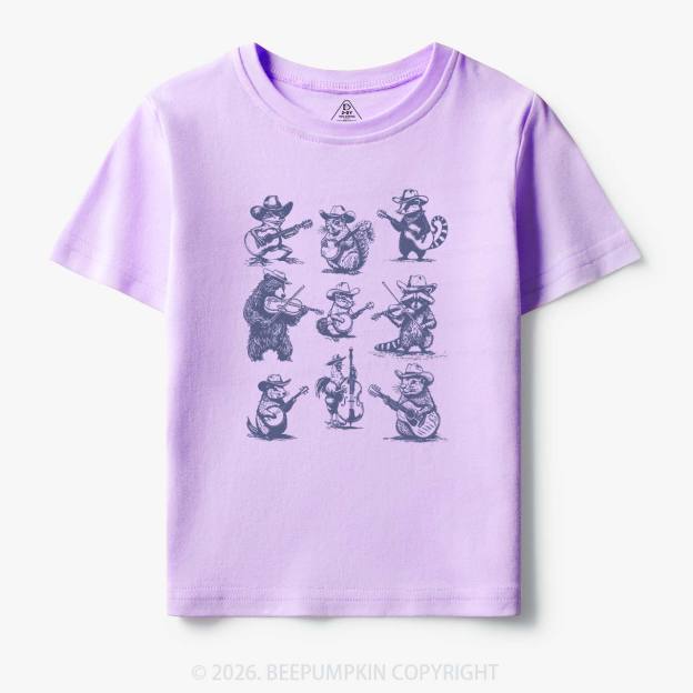 Animal Musicians Toddler&Kid's Tees