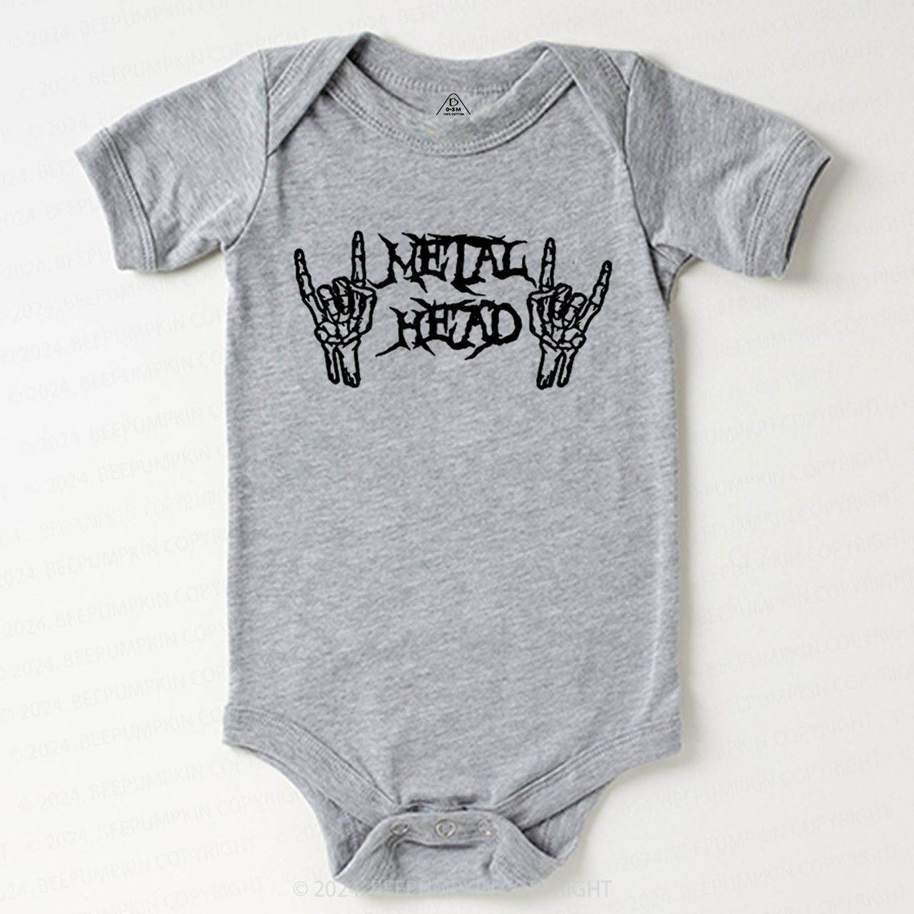 Metal Head Heavy Metal Baby Bodysuits 8