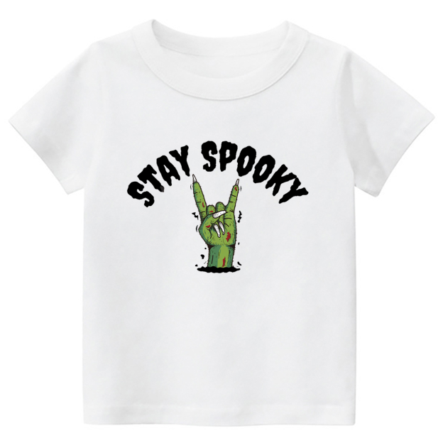 Halloween Stay Spooky Hand Toddler&Kids Tees 