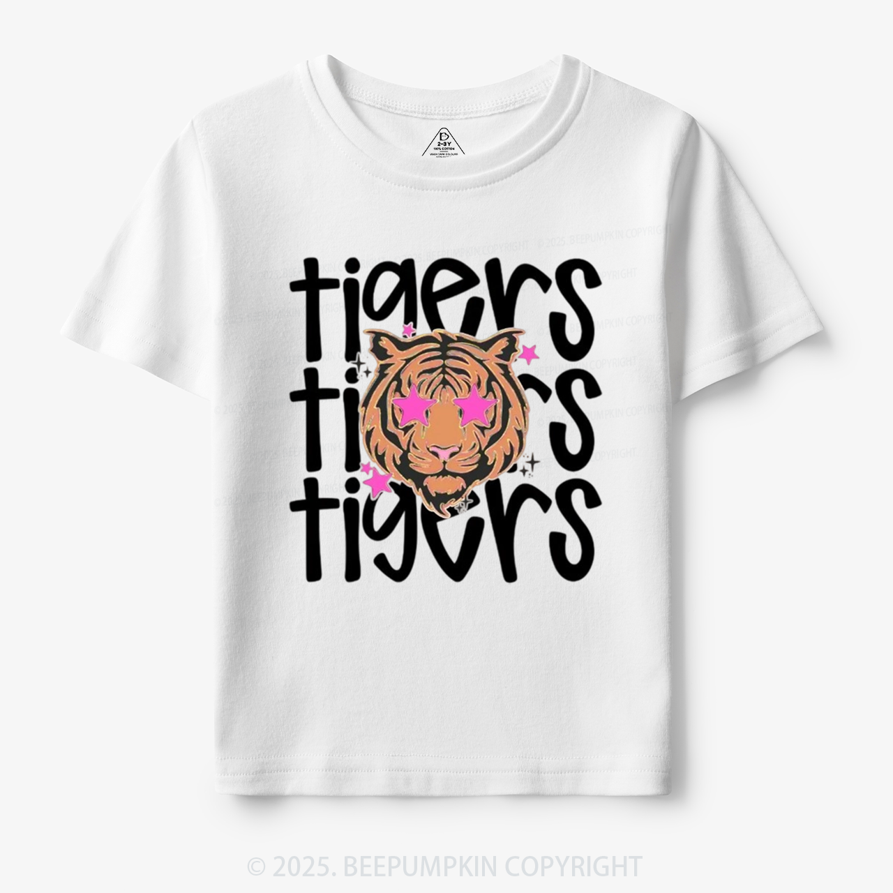 School Mascot Tigers Toddler&Kid's Tees Beepumpkin