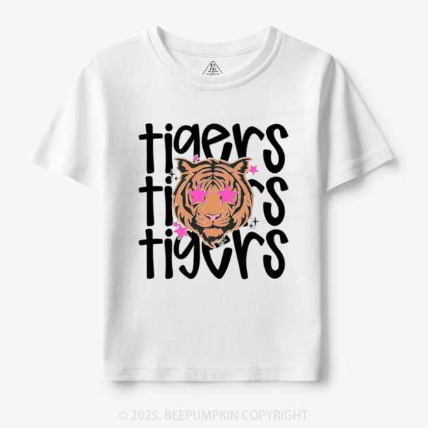School Mascot Tigers Toddler&Kid's Tees Beepumpkin