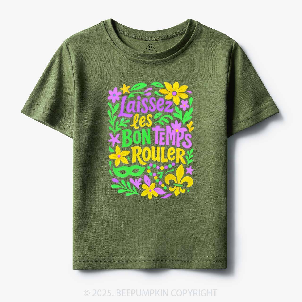 Laissez Les Bon Temps Rouler Toddler&Kid's Tees Beepumpkin